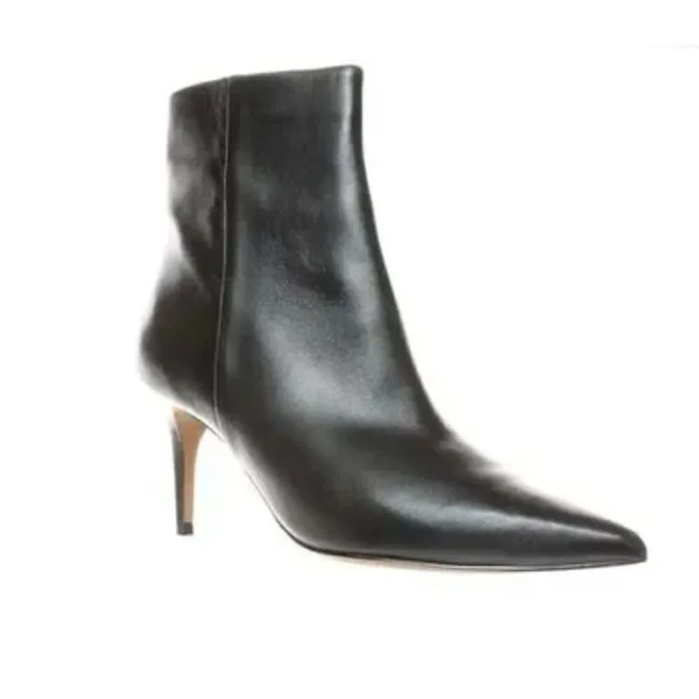 Linea Paolo Nita Ankle Booties, Black, Womens 6.5 M